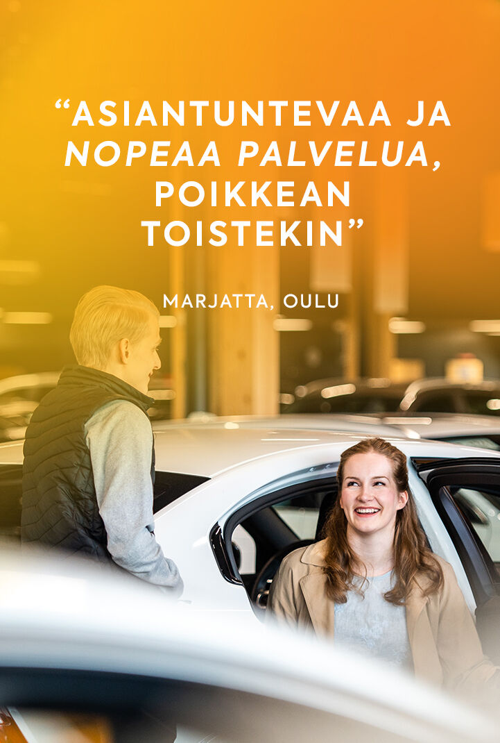Asiantuntevaa ja nopeaa palvelua, asiakaspalaute