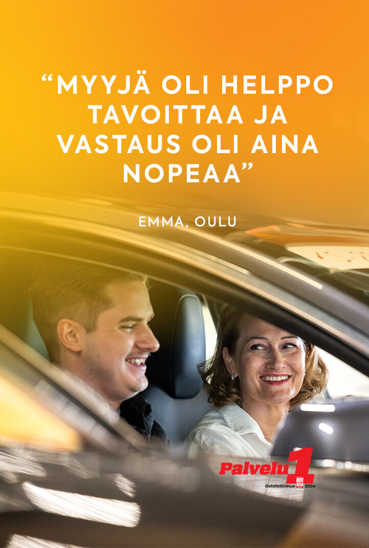 Asiakaspalaute. Myyjä oli helppo tavoittaa ja vastaus oli aina nopeaa.