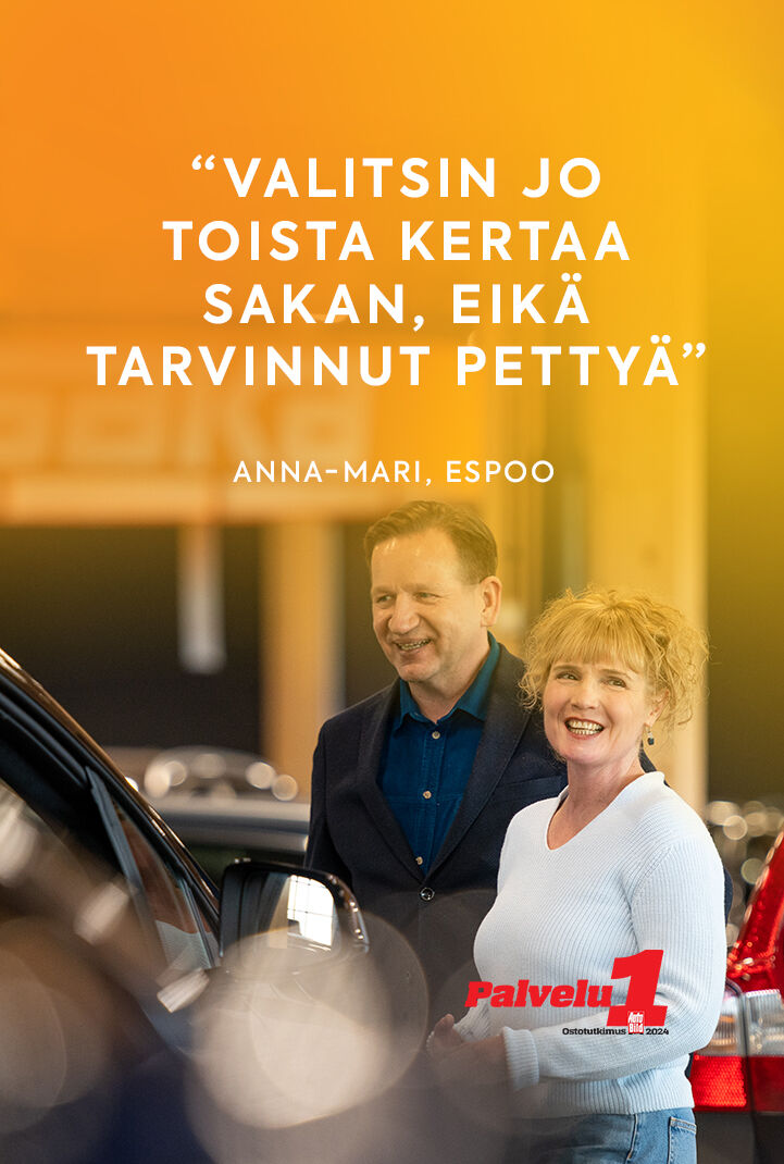 Asiakaspalaute. Valitsin jo toista kertaa Sakan, eikä tarvinnut pettyä.